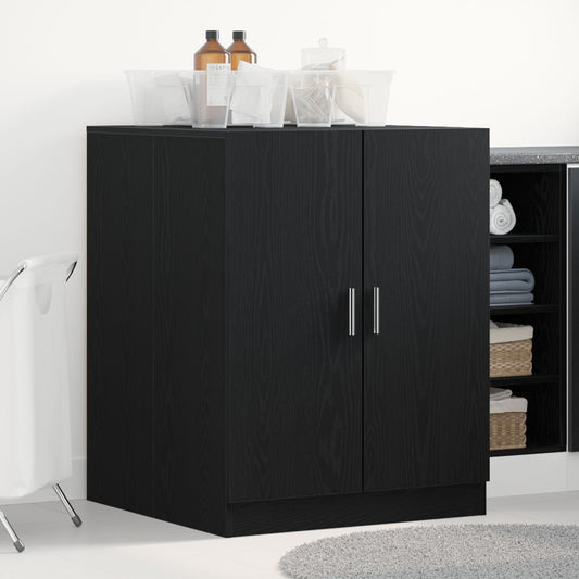 Washing Machine Cabinet Black oak 70.5 x 71.5 x 91.5 cm