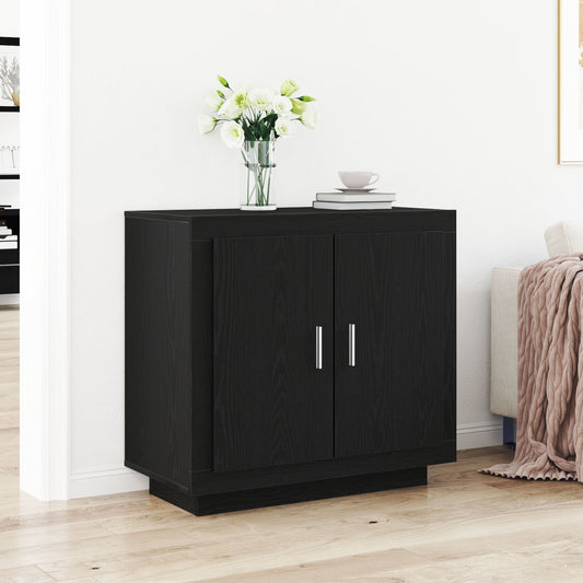 Sideboard Black 80 x 40 x 75 cm Engineered wood