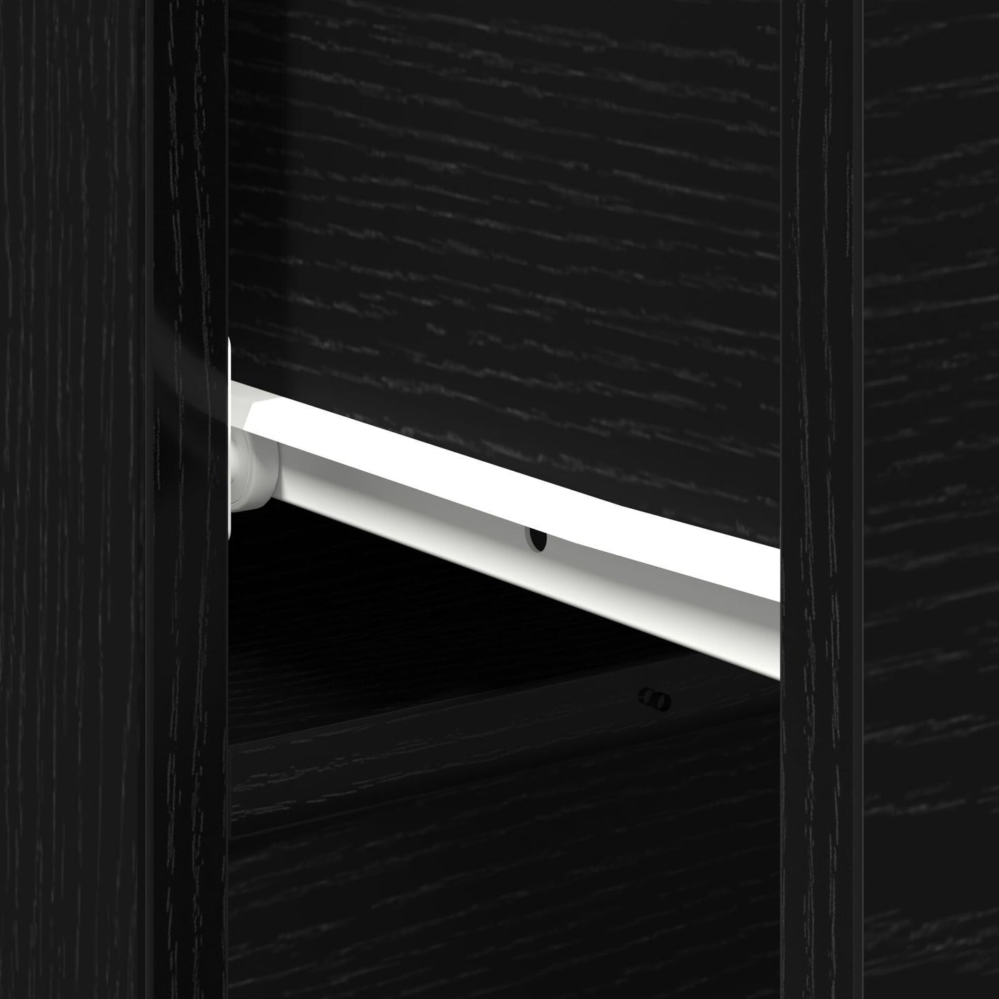 Sideboards 2 pcs Black oak 30 x 30 x 70 cm Engineered wood