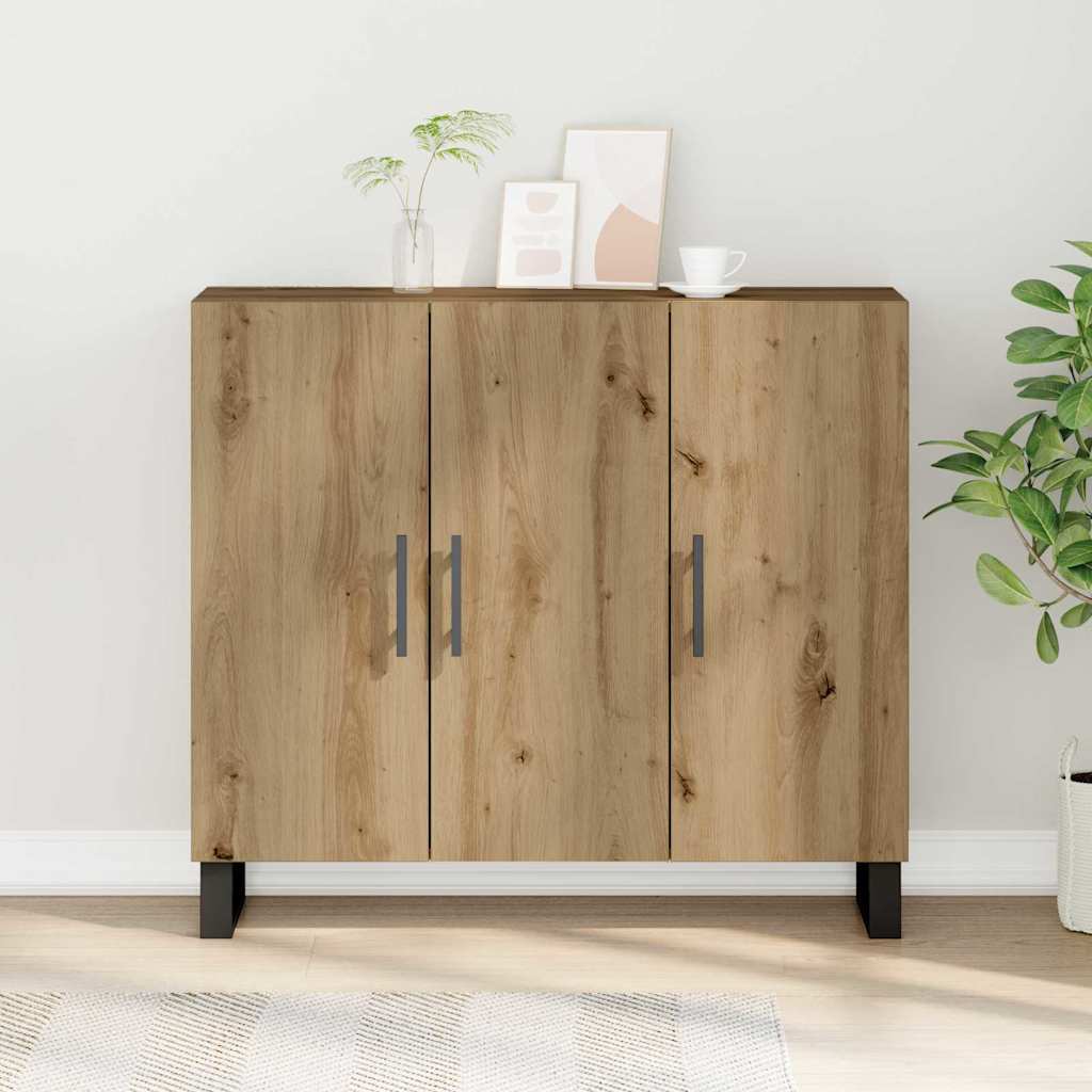 Sideboard Artisan oak 90 x 34 x 80 cm Engineered wood