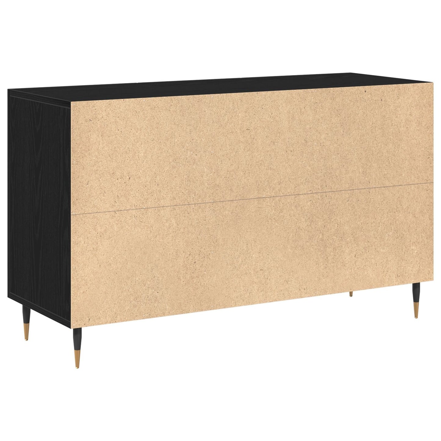 Sideboard Black oak 100 x 36 x 60 cm Engineered wood