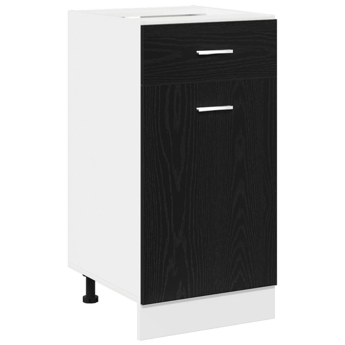 Drawer Bottom Cabinet with Drawer Black oak 40 x 46 x 81.5 cm