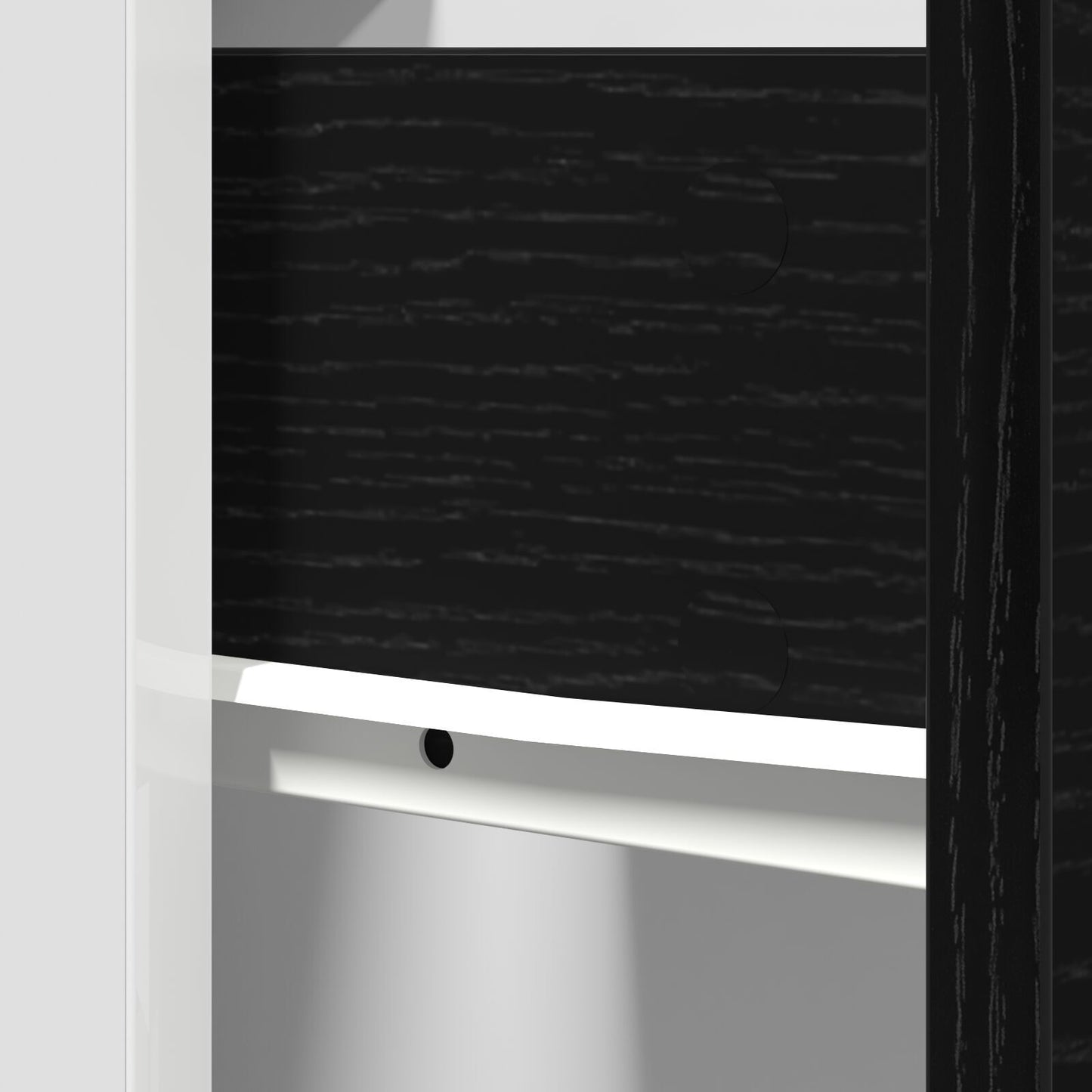 Drawer Bottom Cabinet with Drawer Black oak 40 x 46 x 81.5 cm