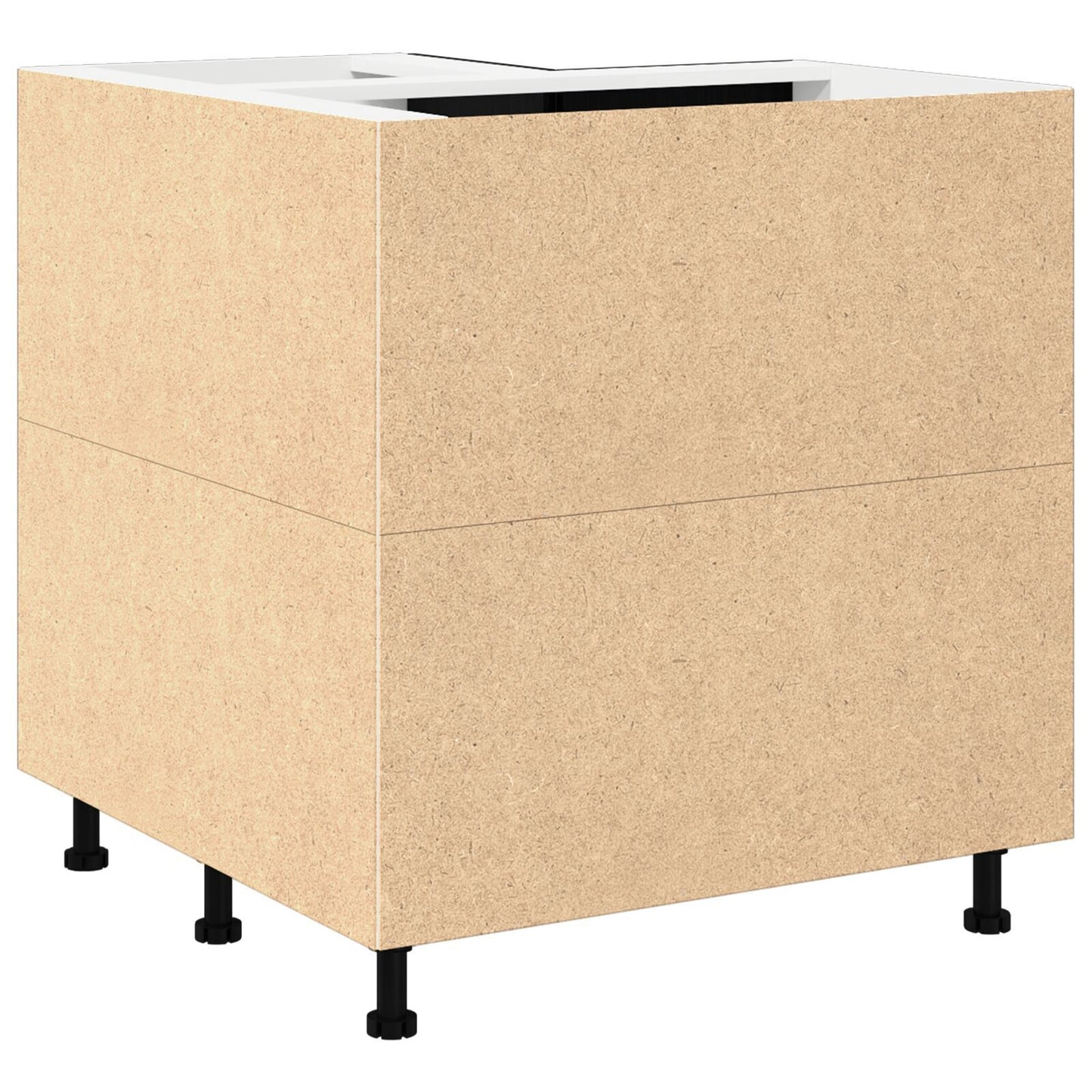 Corner Bottom Cabinet Riga Black oak 75.5 x 75.5 x 81.5 cm