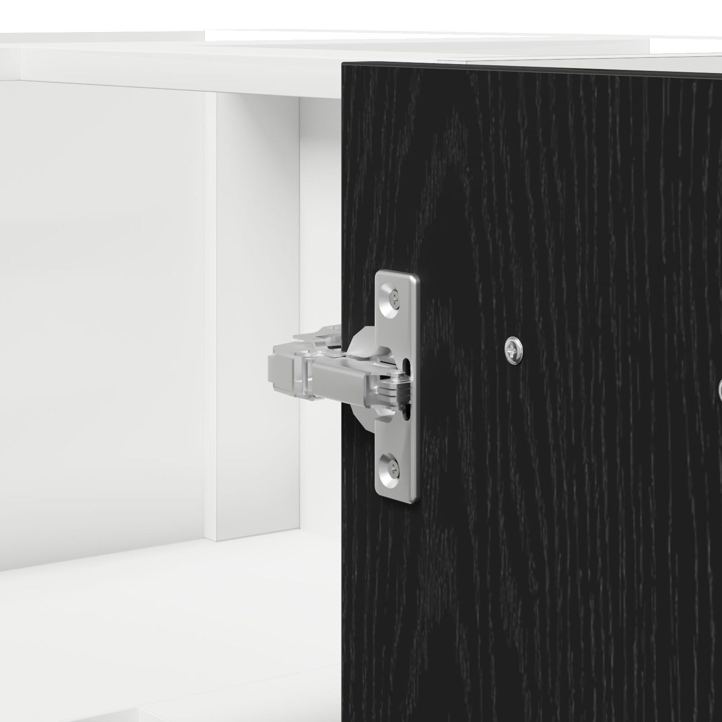 Corner Bottom Cabinet Riga Black oak 75.5 x 75.5 x 81.5 cm