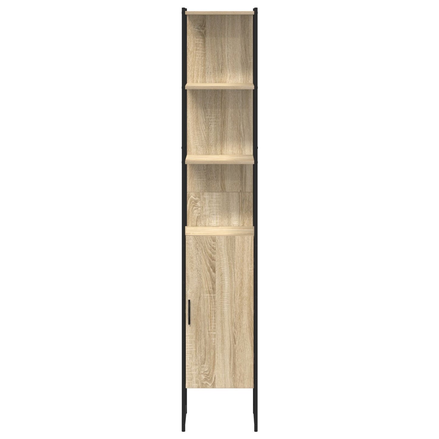 Bathroom Cabinet Beige 33 x 33 x 185.5 cm Engineered wood
