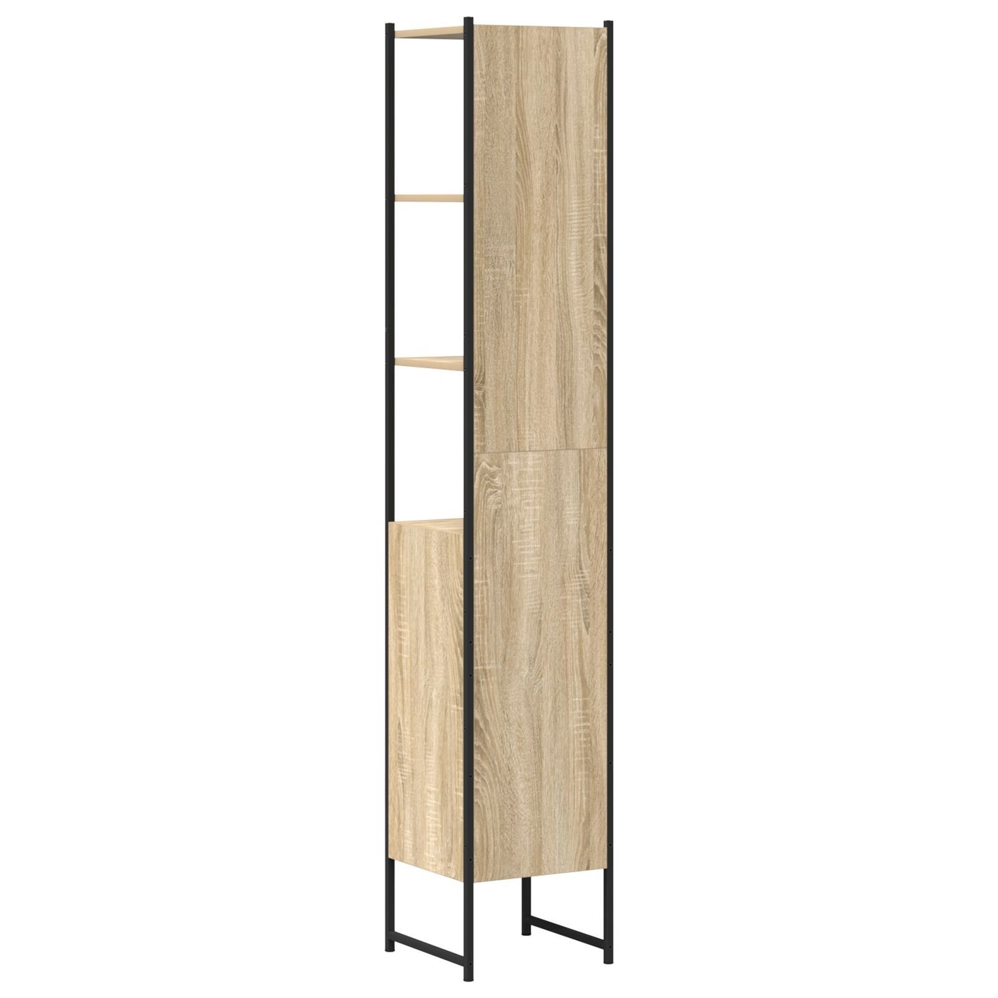 Bathroom Cabinet Beige 33 x 33 x 185.5 cm Engineered wood