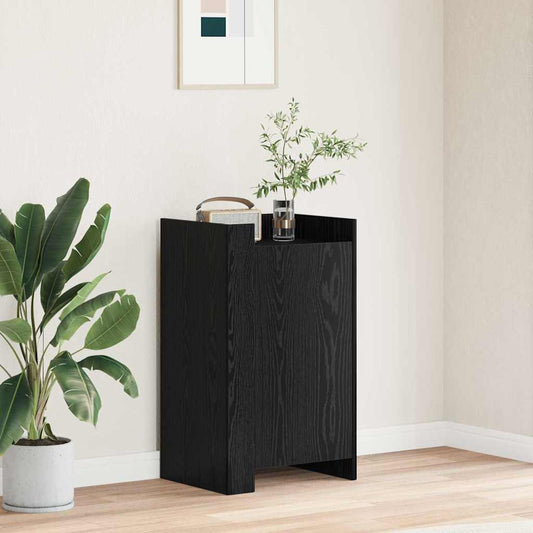 Sideboard Black Oak 45 x 35 x 75 cm Engineered wood