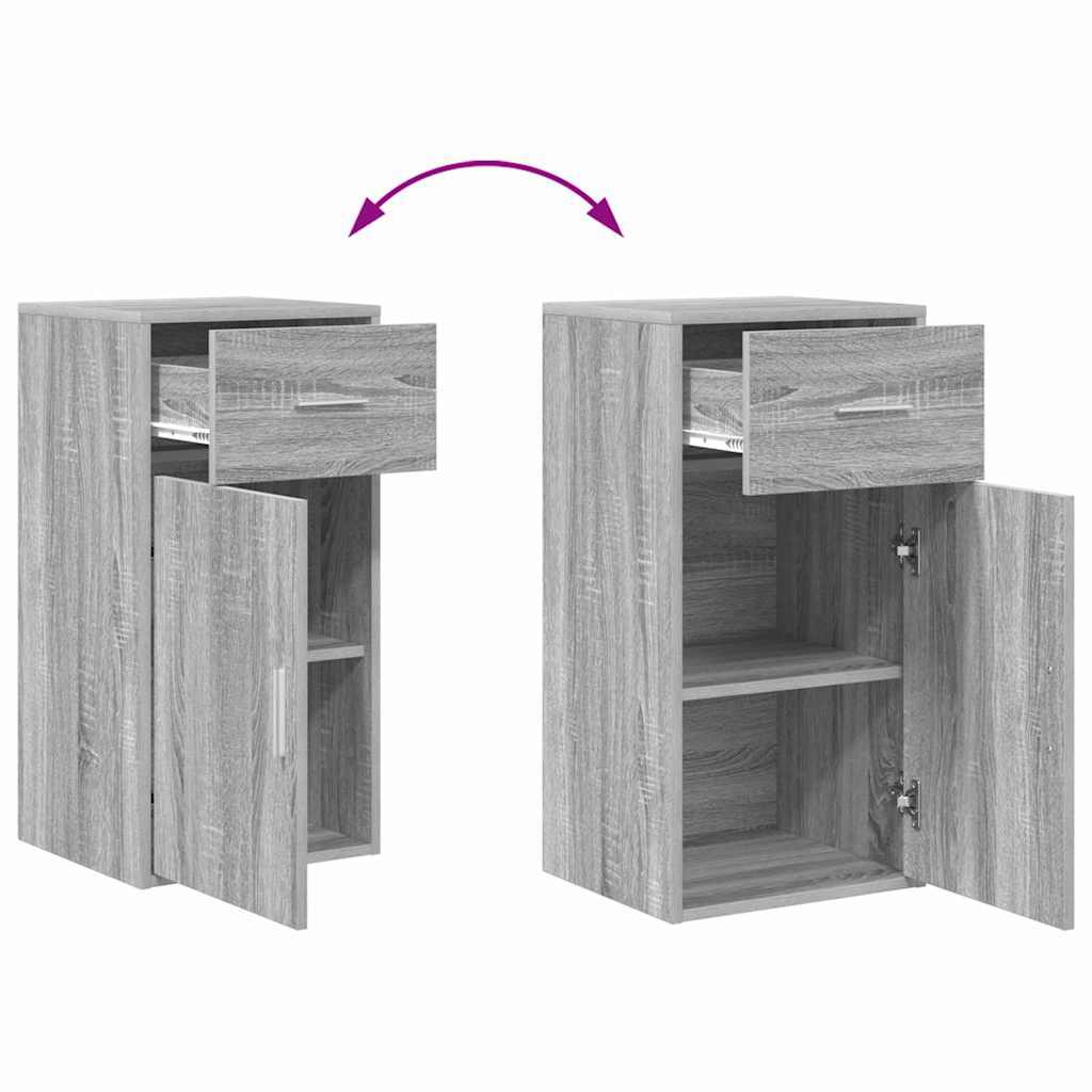 Sideboard Grey sonoma 38 x 34.5 x 75 cm Engineered wood