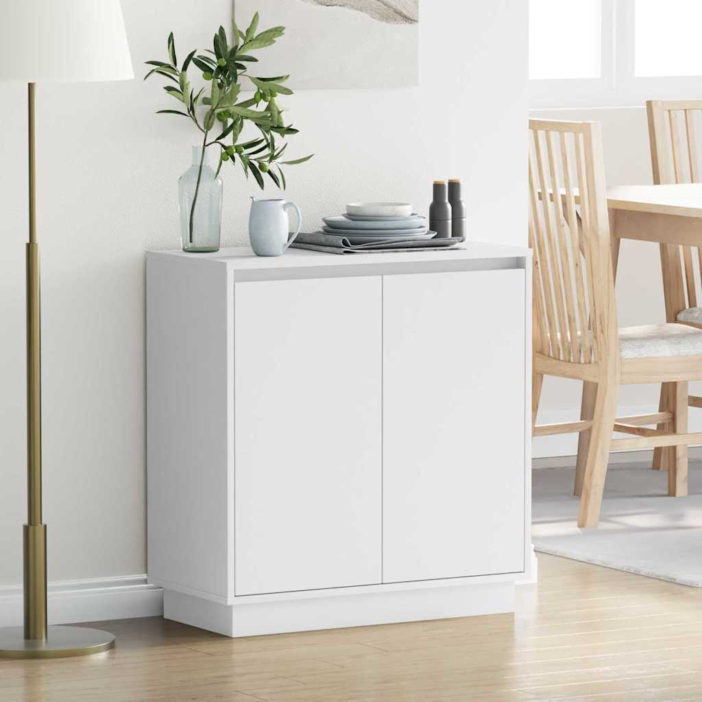 Sideboard with Shelf White 71 x 34.5 x 75 cm Engineered wood