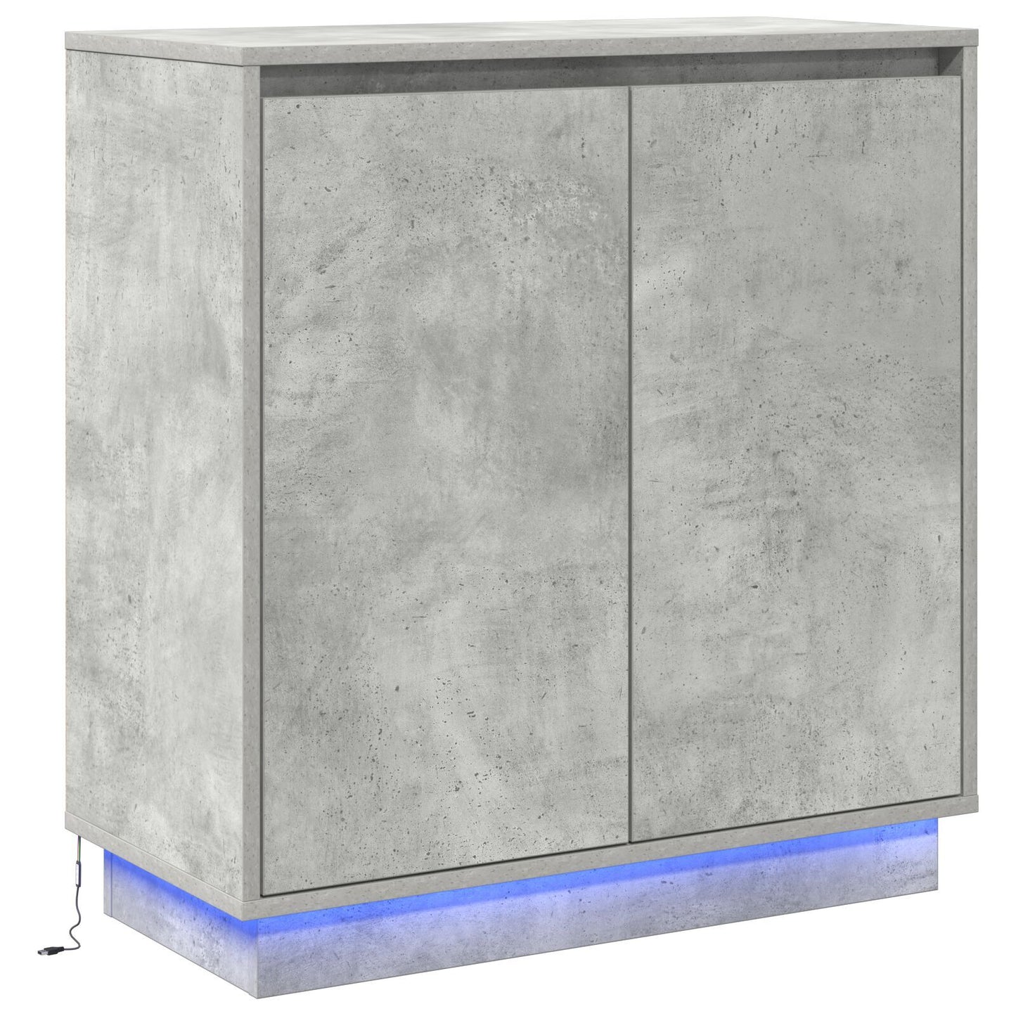 Sideboard Concrete Grey 71 x 34.5 x 75 cm Engineered wood