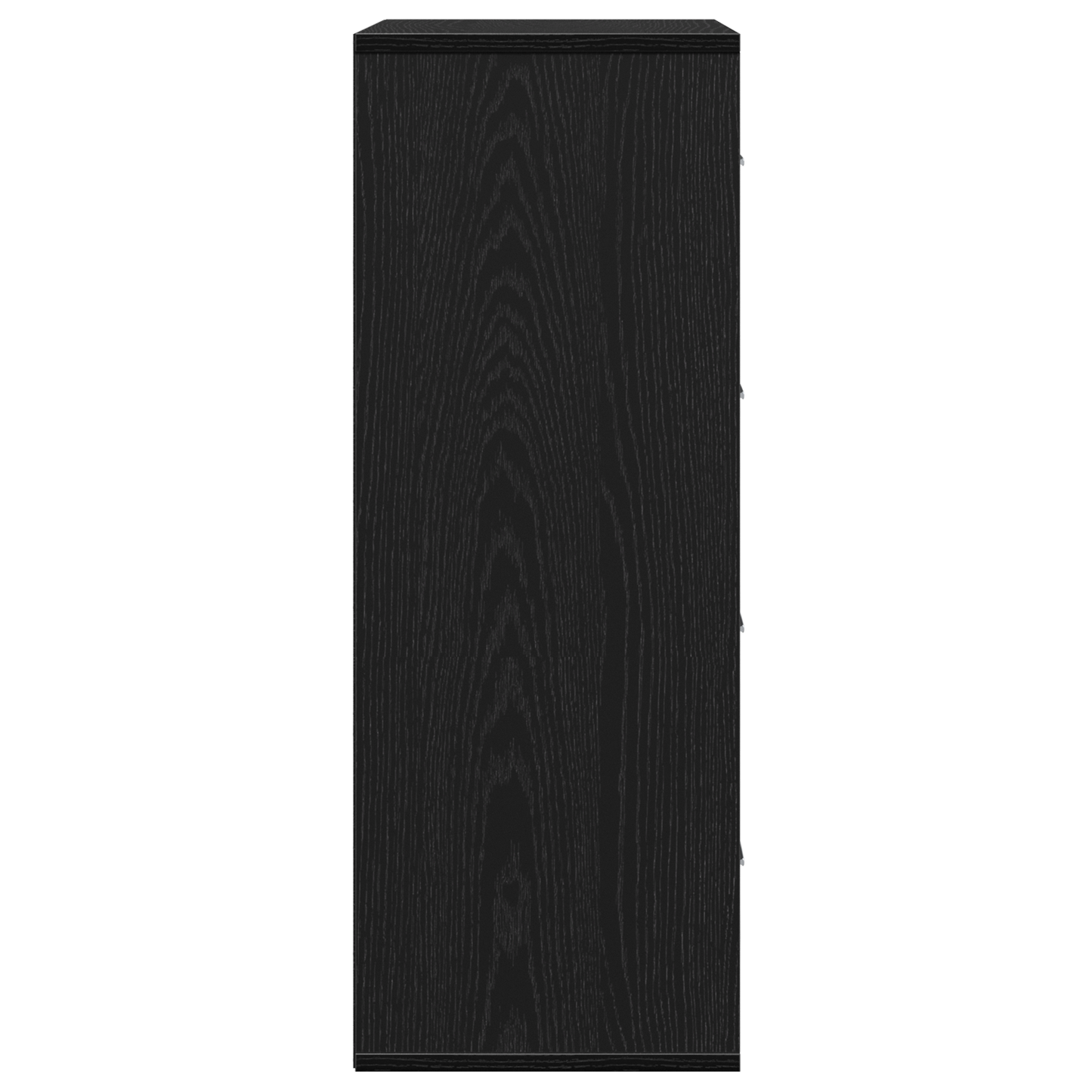 Sideboard with Drawer Black oak 60 x 31 x 84 cm Engineered wood