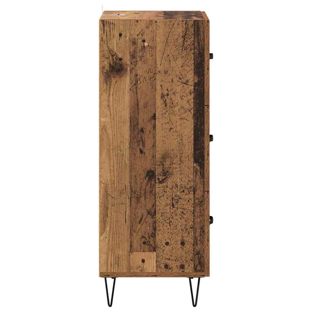 Sideboard Old wood 34 x 34.5 x 90 cm Engineered wood