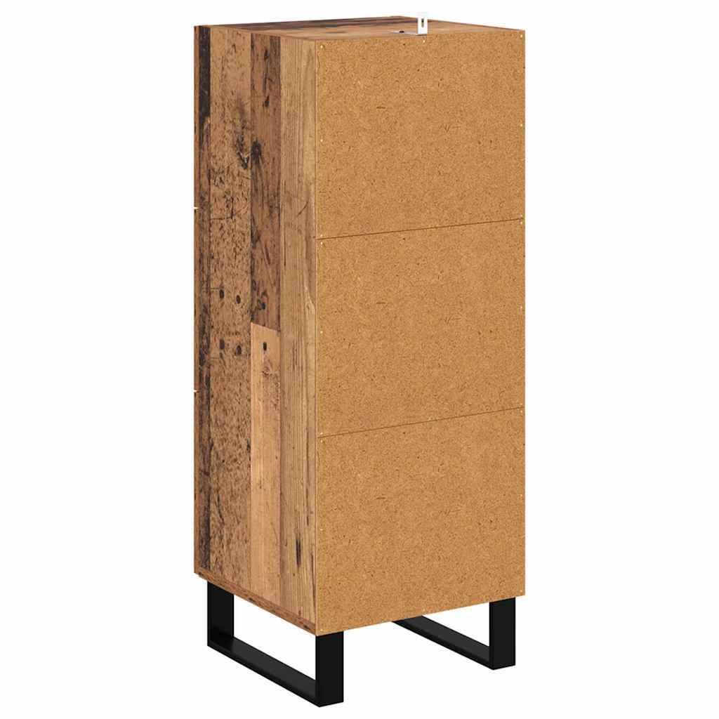Sideboard Old Wood 34.5 x 34 x 90 cm Engineered wood