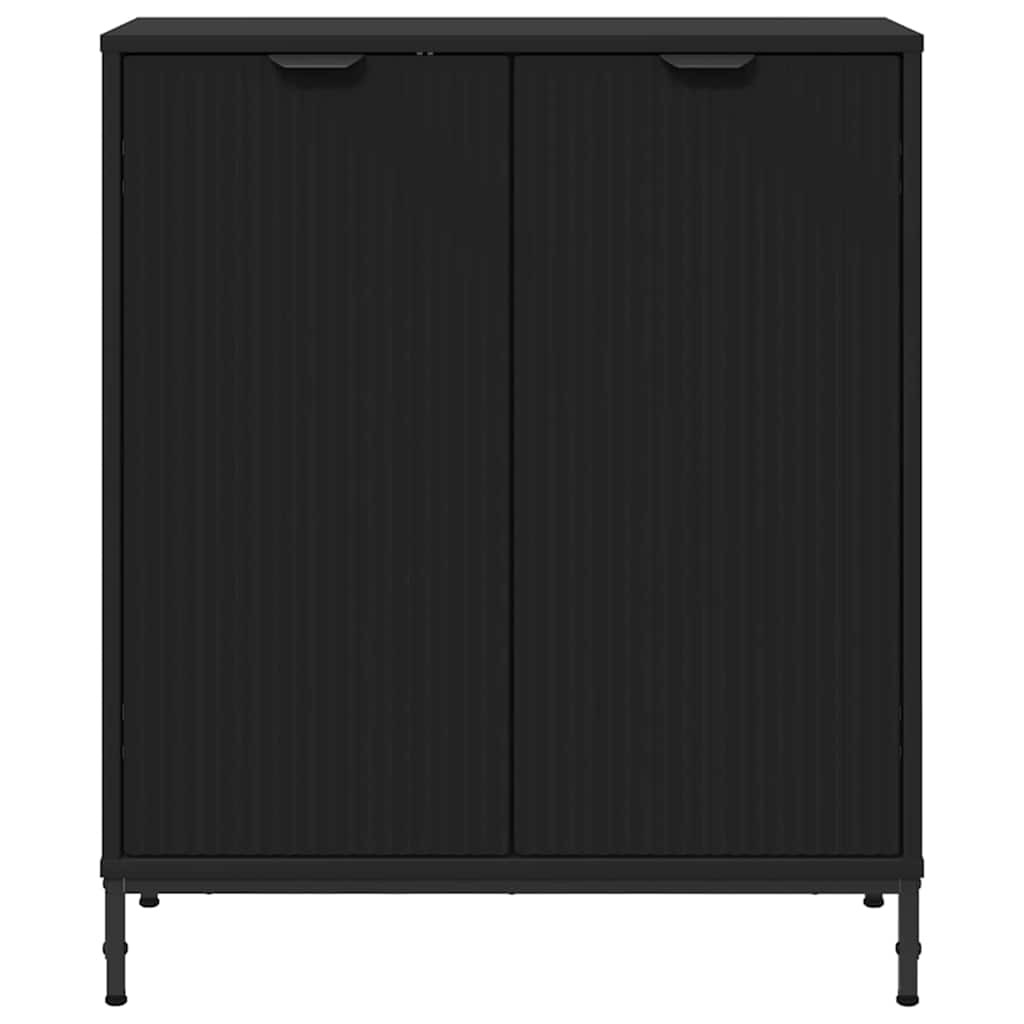 Sideboard Black 69.5 x 33 x 82 cm Engineered wood