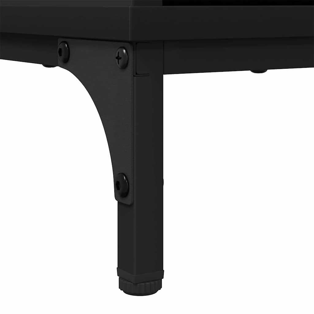 Sideboard Black 69.5 x 33 x 82 cm Engineered wood