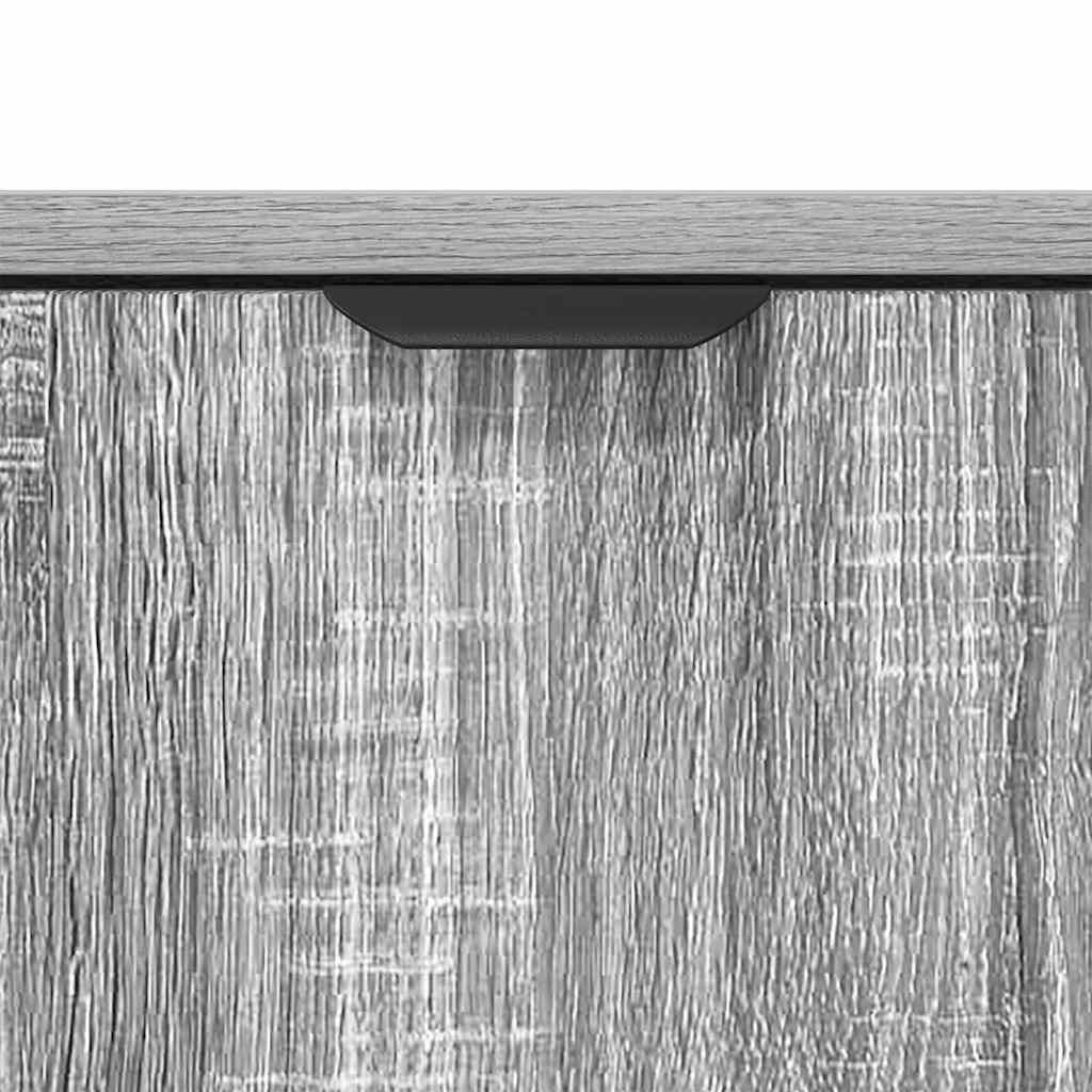 Sideboard Grey sonoma 79.5 x 33 x 82 cm Engineered wood
