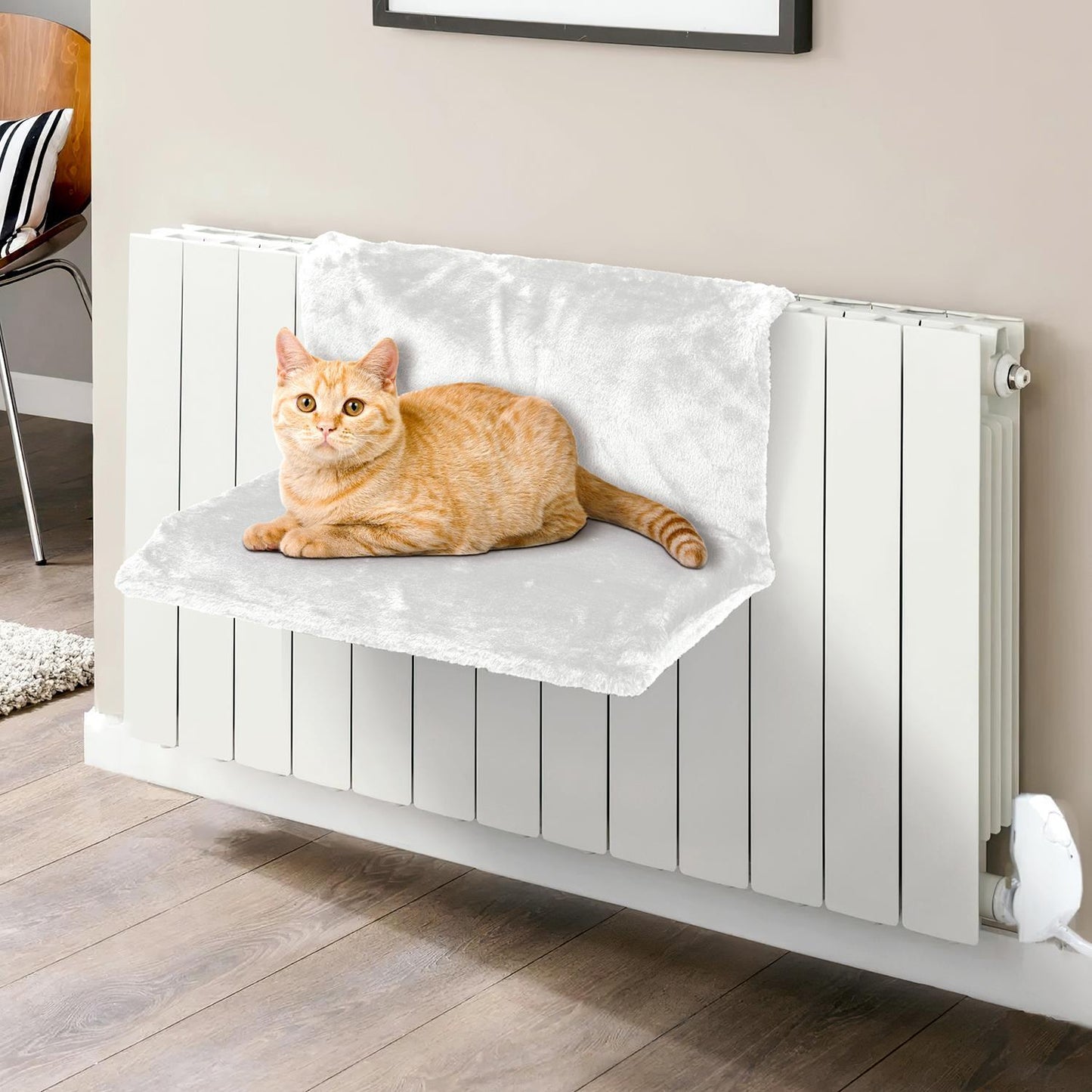 Vinsani cat radiator bed white 0008444