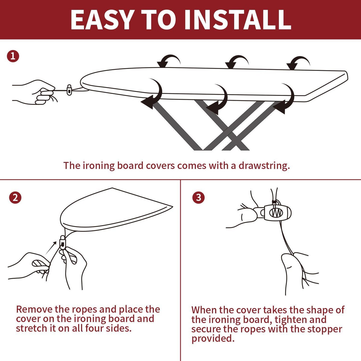 Vinsani ironing board cover bubbles 1010099