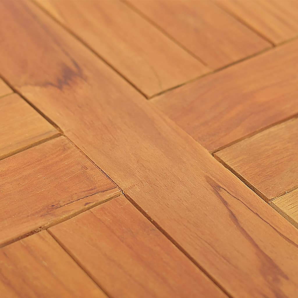 Table Top Solid Teak Wood Round 2.5 cm 40 cm