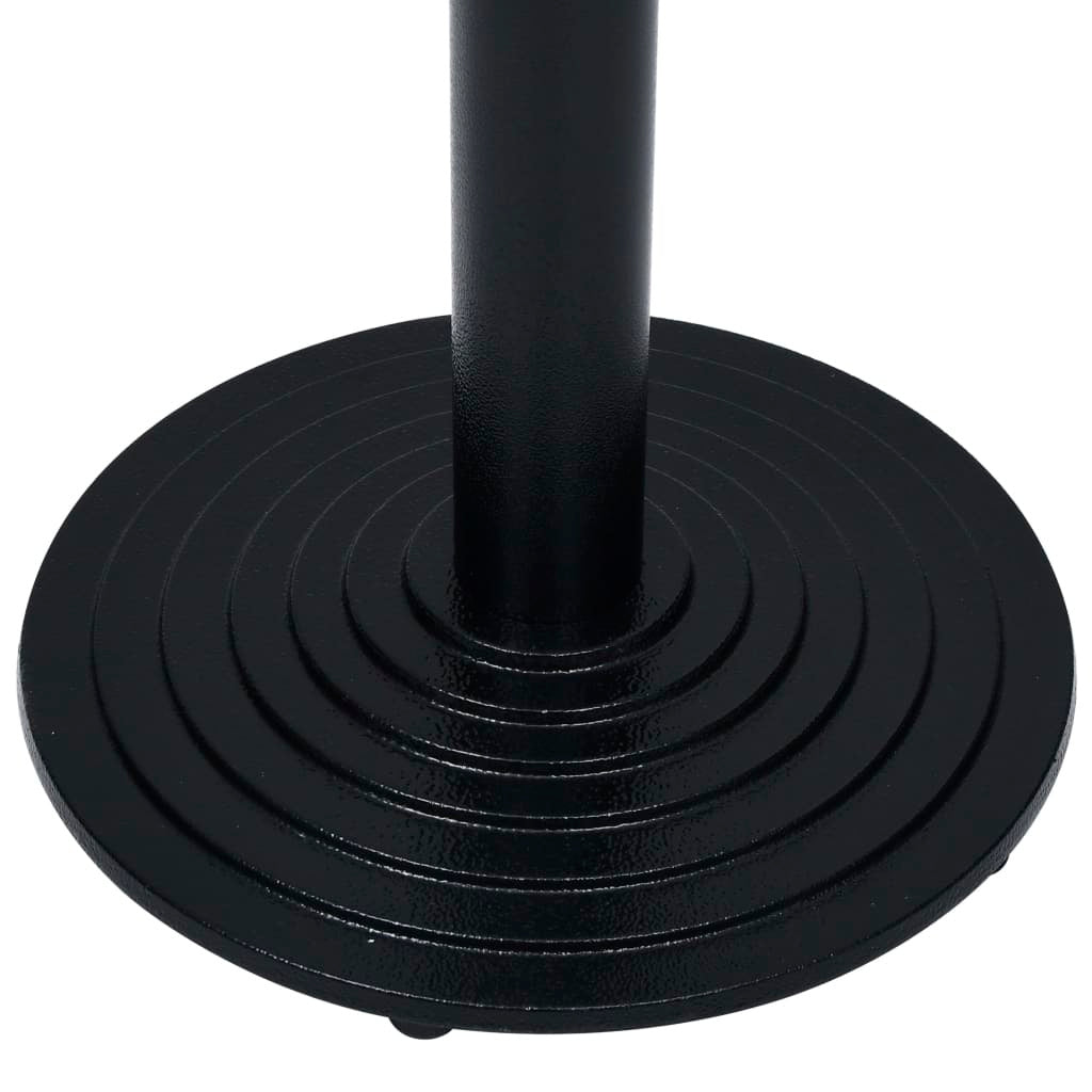 Bistro Table Leg Black 43x72 cm Cast Iron