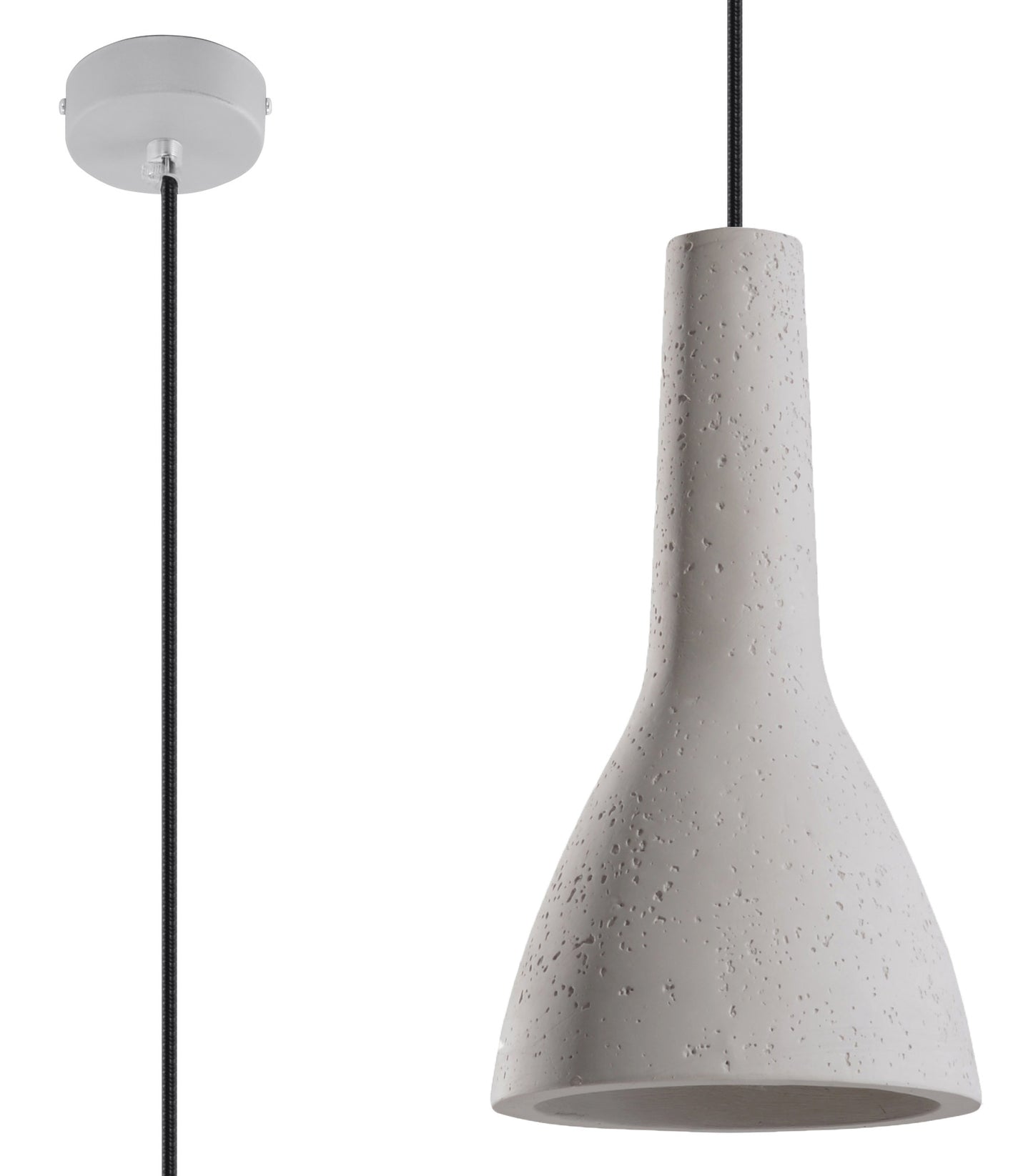 Modern Pendant lamp EMPOLI Concrete White Loft Design LED E27