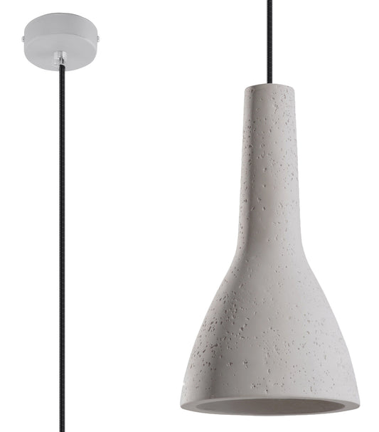 Modern Pendant lamp EMPOLI Concrete White Loft Design LED E27