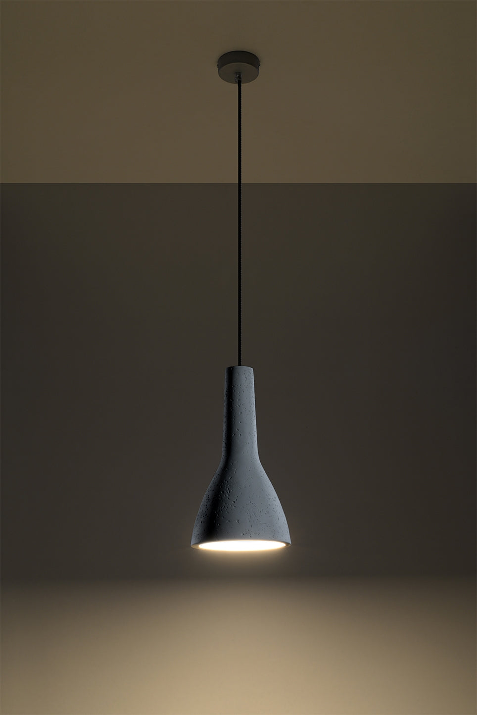 Modern Pendant lamp EMPOLI Concrete White Loft Design LED E27
