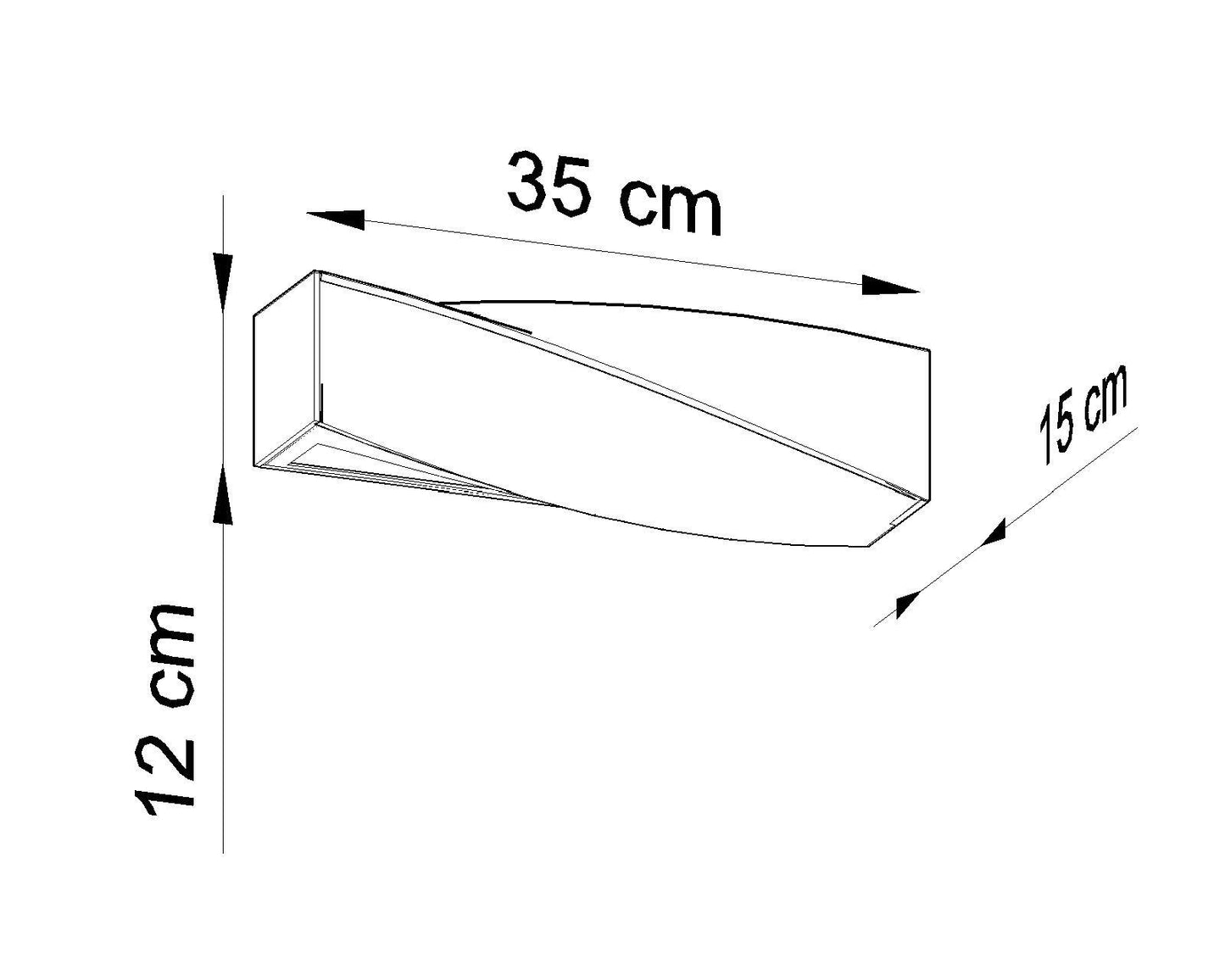 Wall Lamp Ceramic SIGMA MINI Simple Classic Design Paintable LED27