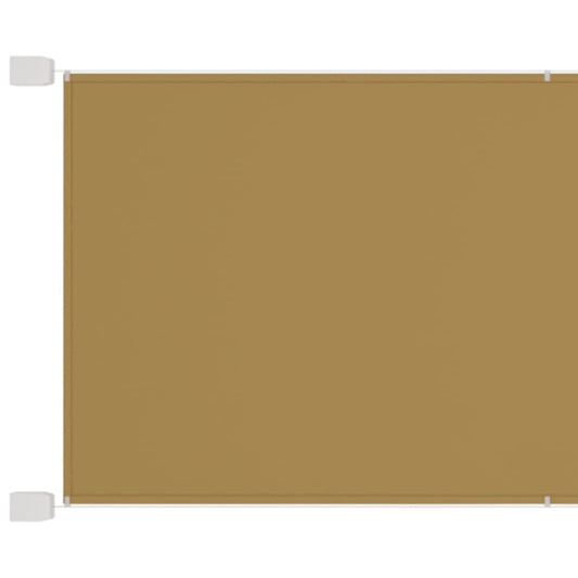 Vertical Awning Beige 60x1200 cm Oxford Fabric