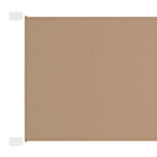 Vertical Awning Taupe 60x1000 cm Oxford Fabric