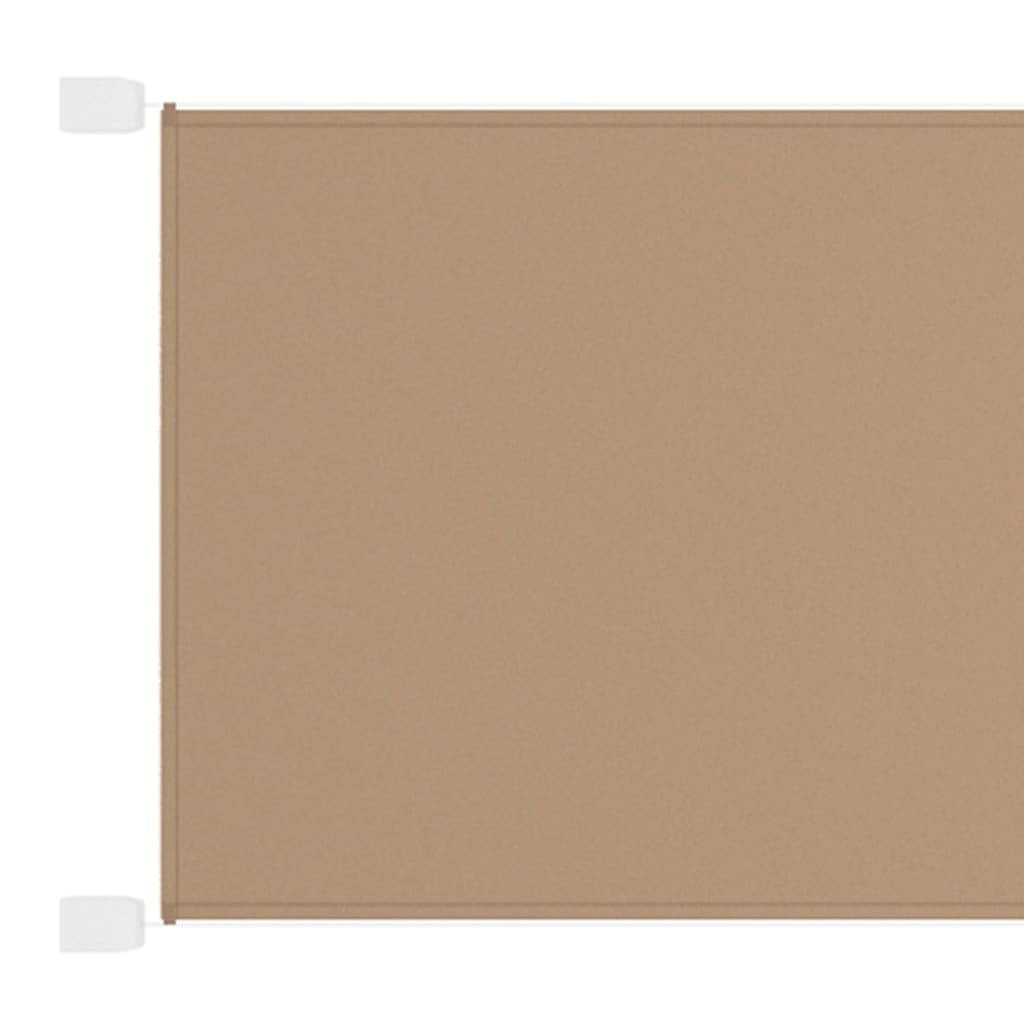 Vertical Awning Taupe 60x1000 cm Oxford Fabric