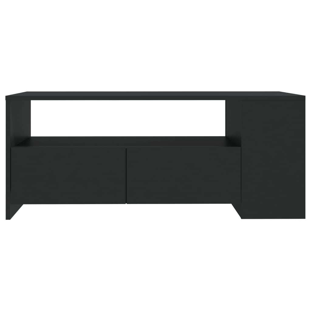 Coffee Table Black 102x55x42 cm Engineered Wood