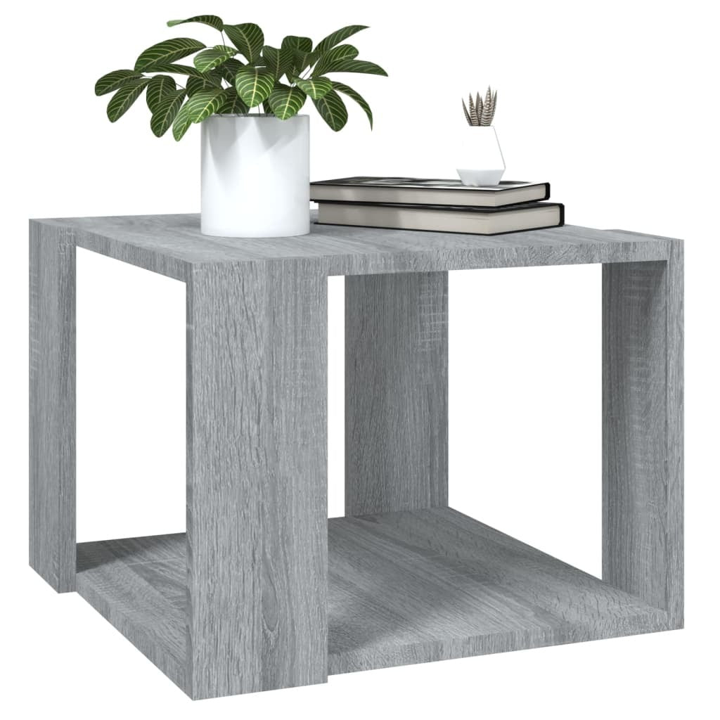Coffee Table Grey Sonoma 40x40x30 cm Engineered Wood