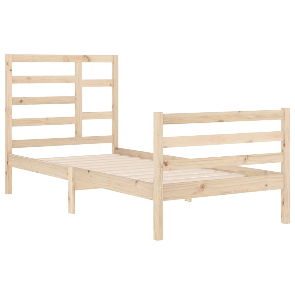 Bed Frame Solid Wood 90x200 cm