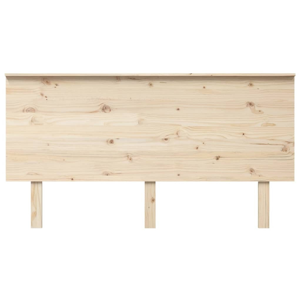 Bed Headboard 154x6x82.5 cm Solid Wood Pine