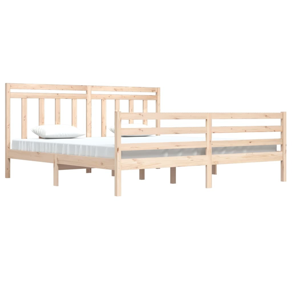 Bed Frame Solid Wood 200x200 cm
