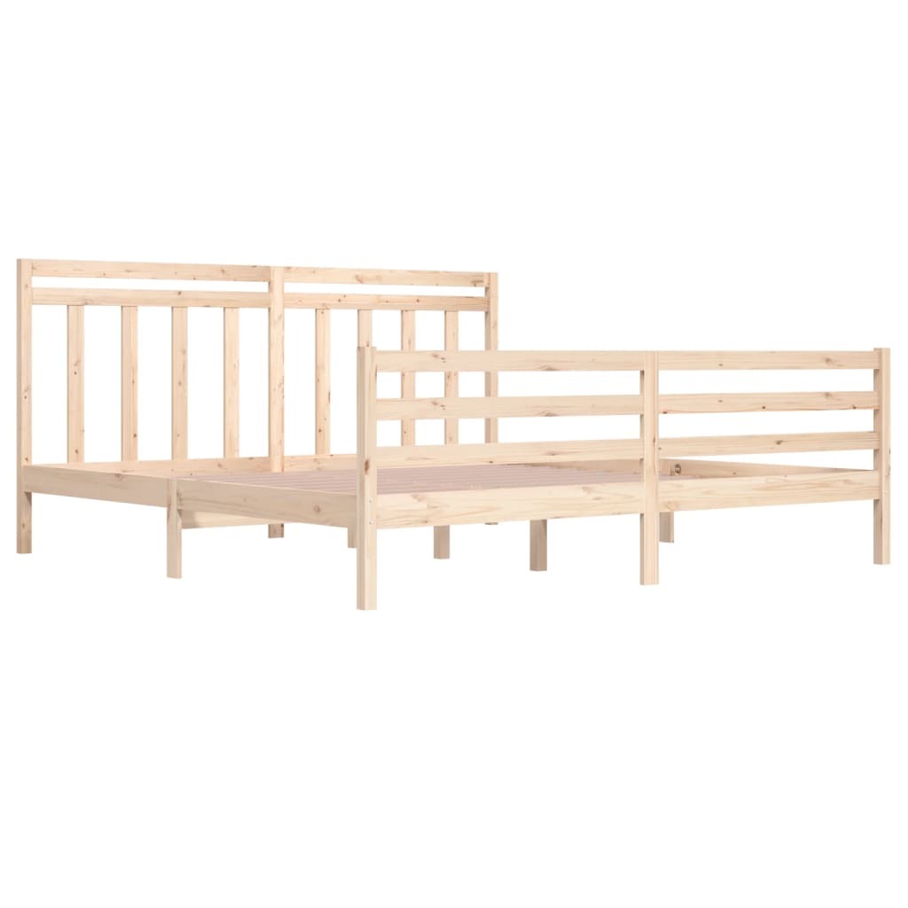 Bed Frame Solid Wood 200x200 cm