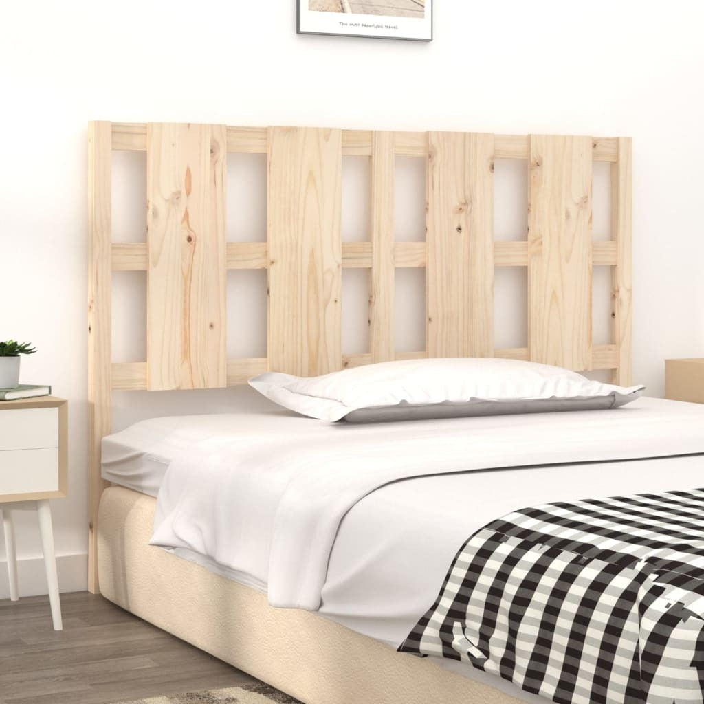 Bed Headboard 145.5x4x100 cm Solid Wood Pine