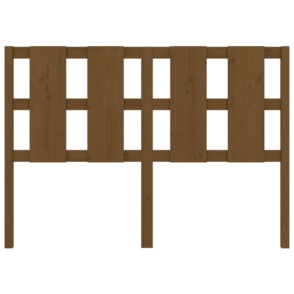 Bed Headboard Honey Brown 145.5x4x100 cm Solid Wood Pine