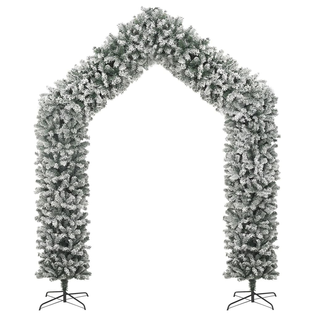 Christmas Tree Arch with Flocked Snow 270 cm