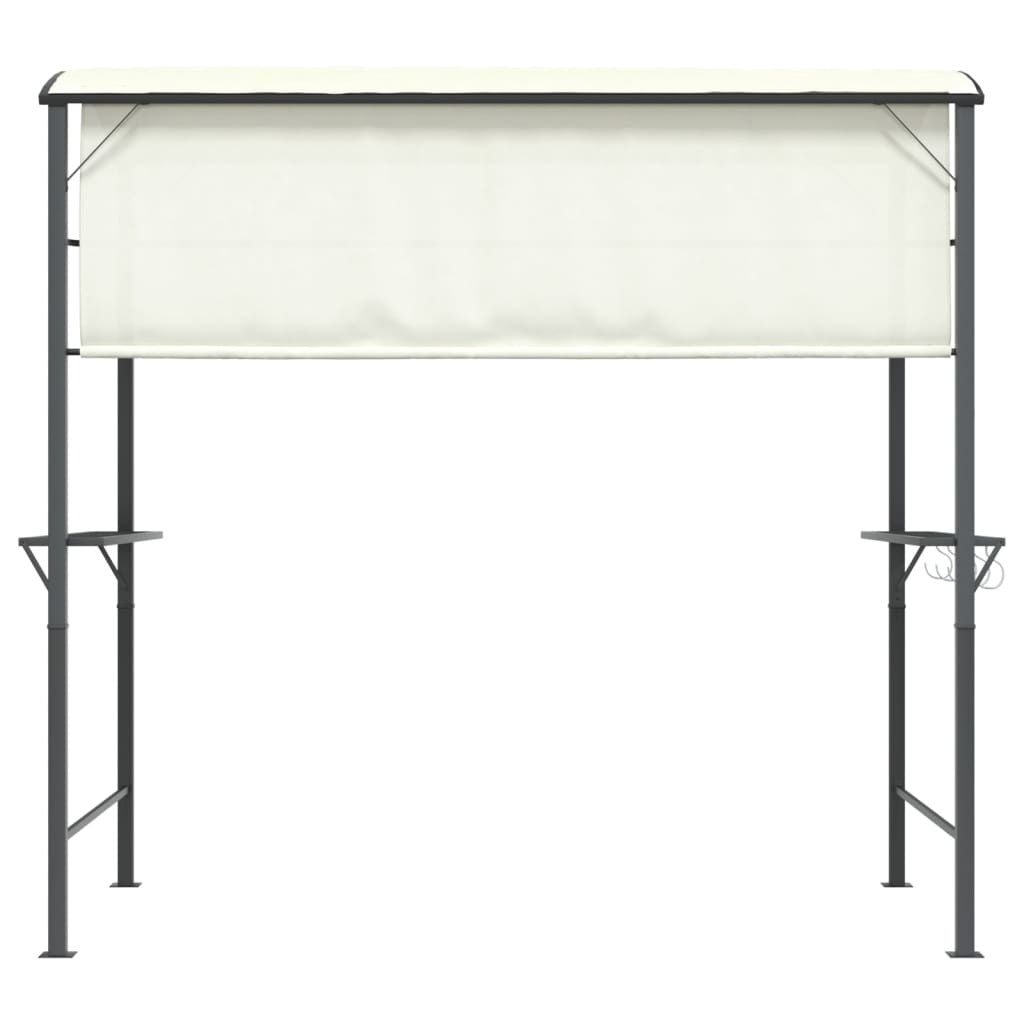 Gazebo with Roof 220x110x200 cm Cream