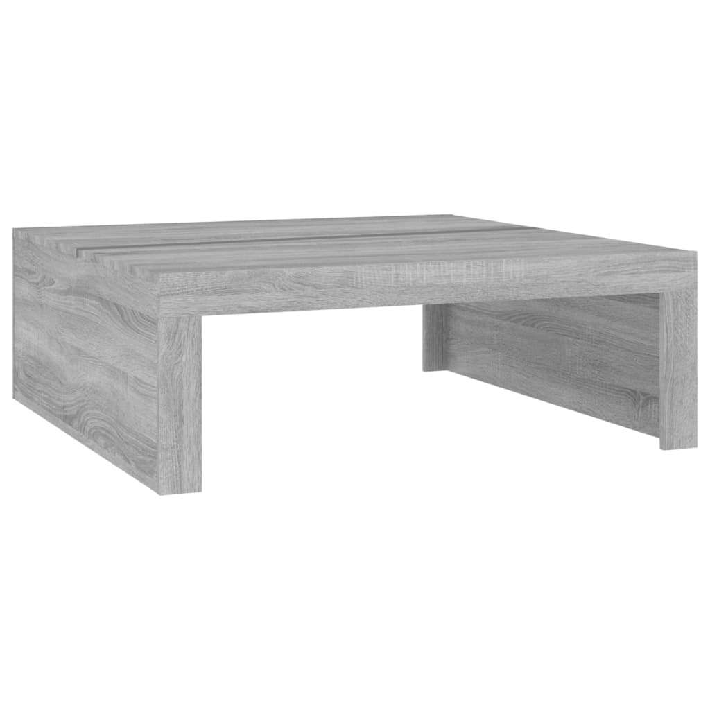 Coffee Table Grey Sonoma 100x100x35 cm Engineered Wood