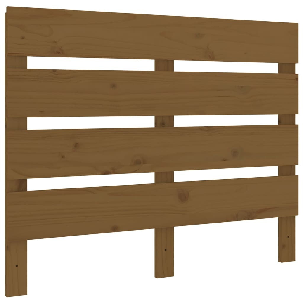 Headboard Honey Brown 100x3x80 cm Solid Wood Pine