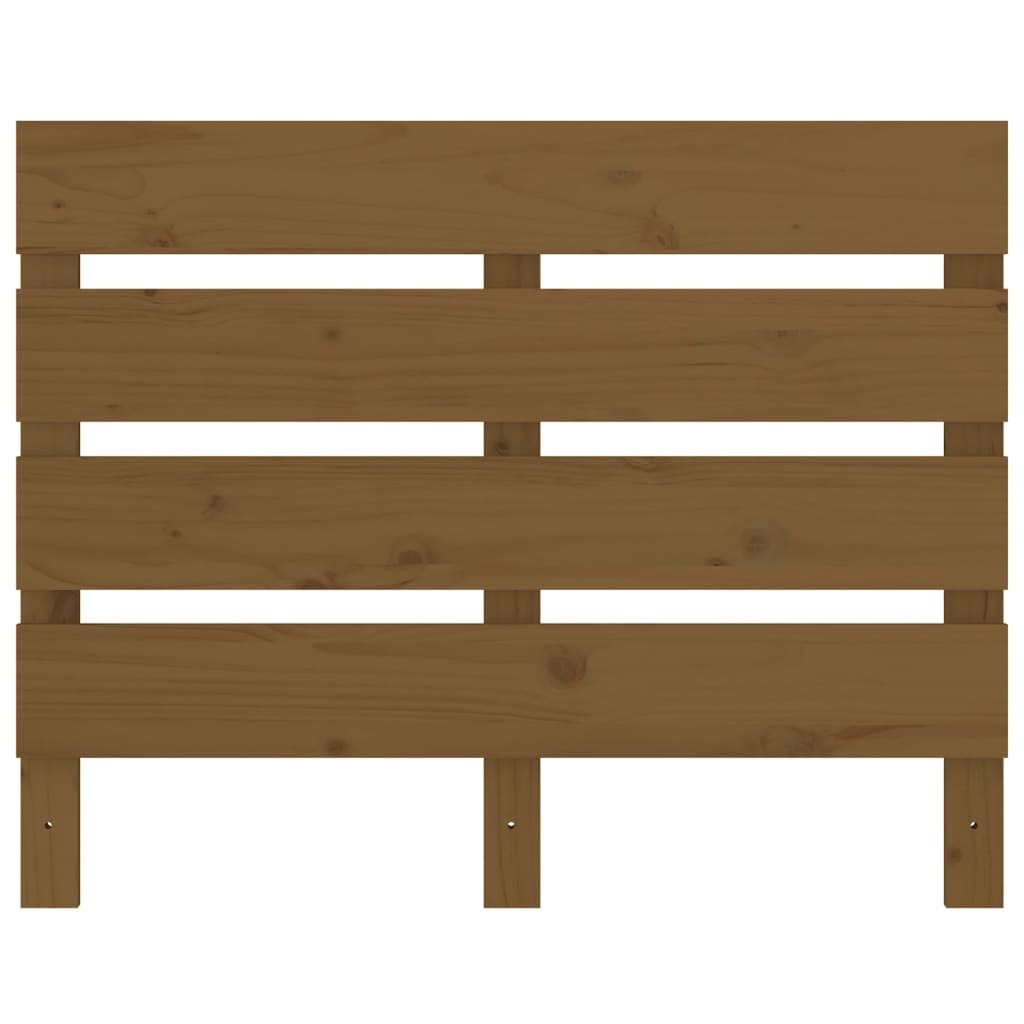 Headboard Honey Brown 100x3x80 cm Solid Wood Pine