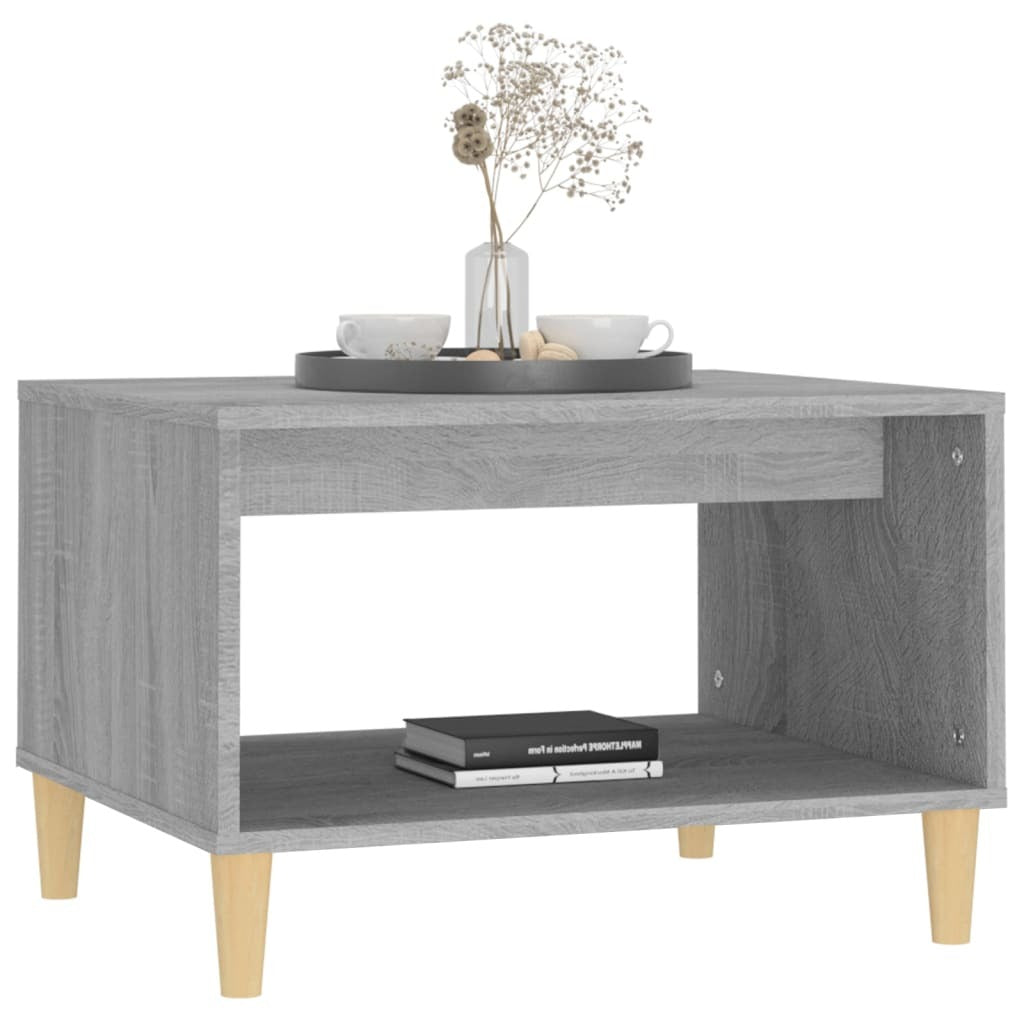 Coffee Table Grey Sonoma 60x40x50 cm Engineered Wood