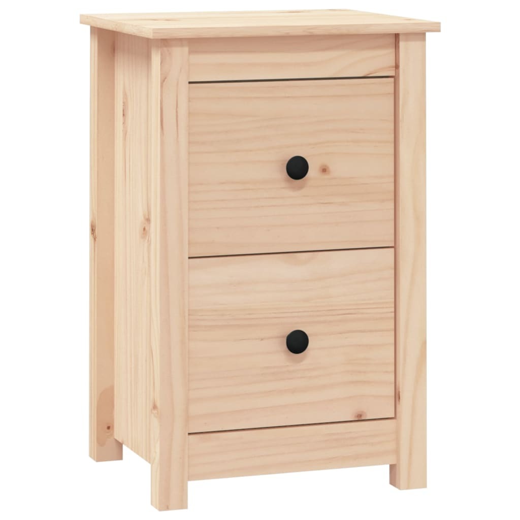 Bedside Cabinet 40x35x61.5 cm Solid Wood Pine