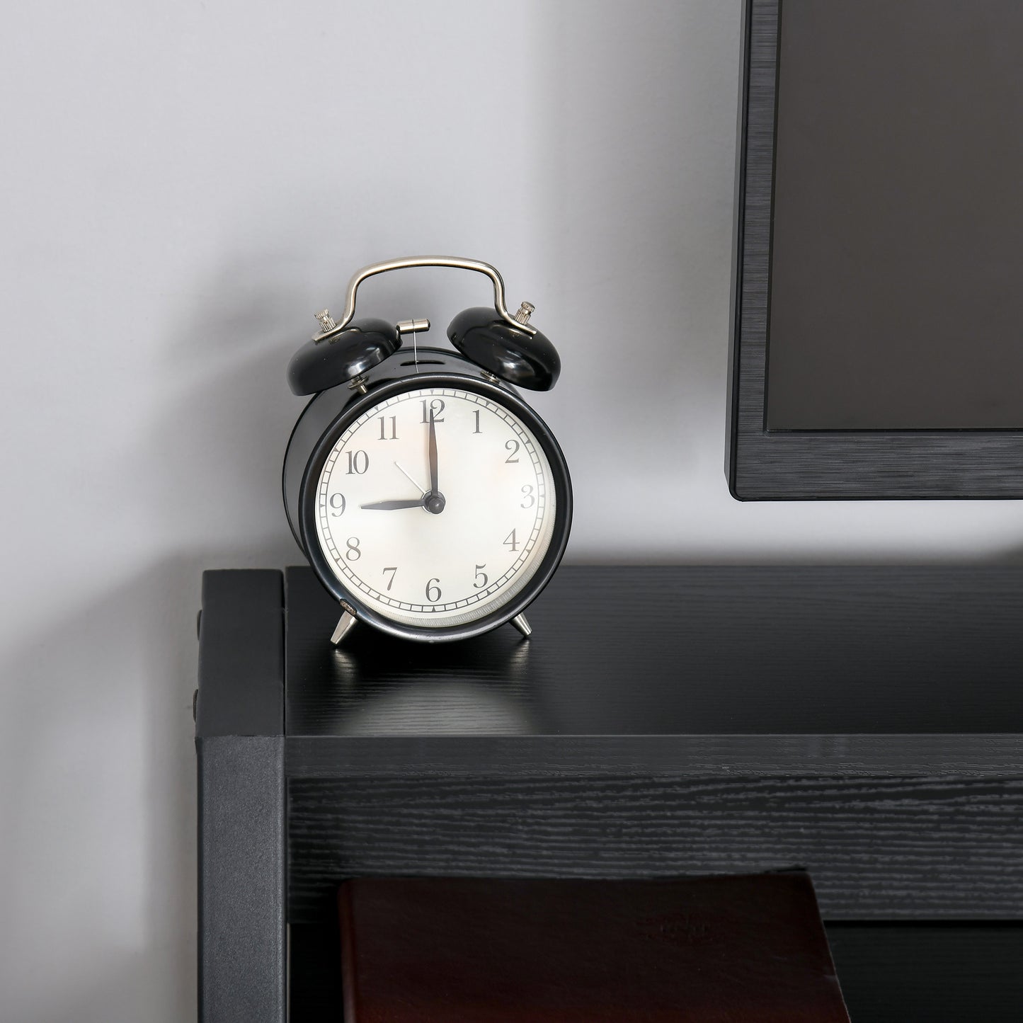 Computer Desk with Upper Storage Shelf, Stylish Indoor Decor 85cm