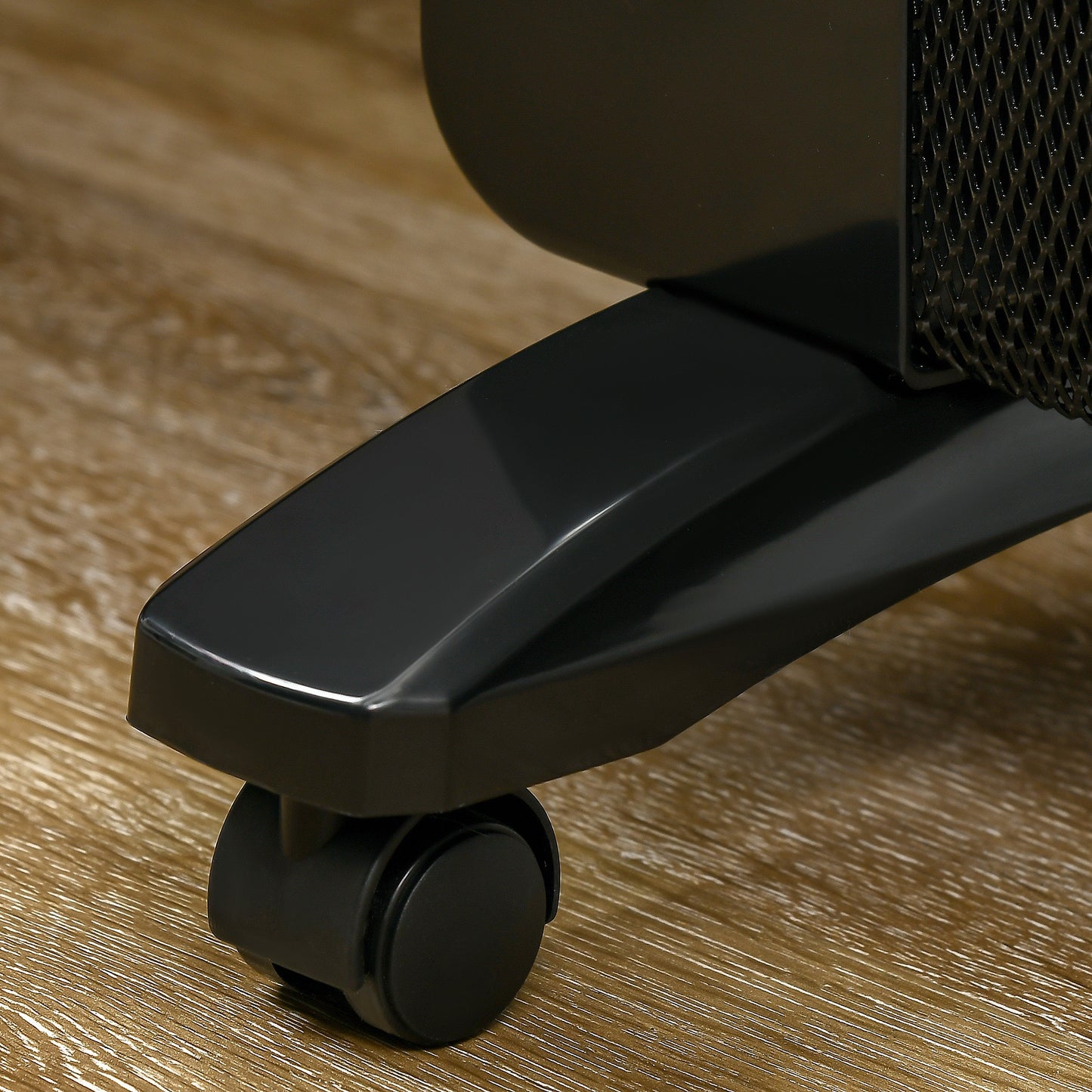 Electric Space Heater, Adjustable Temperature 15-40C, 1000W/2000W, Black