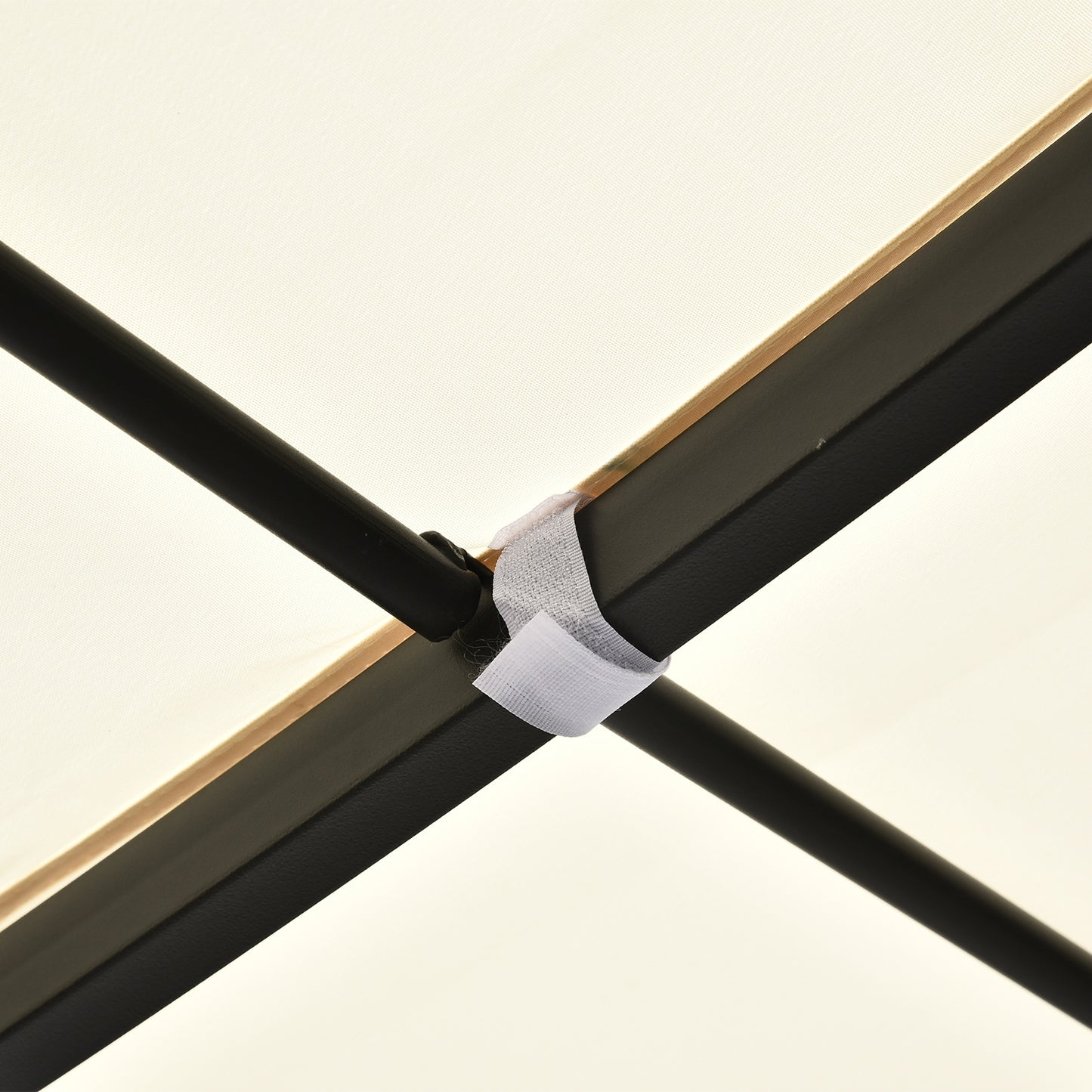 4 x 3 Meters Canopy Metal WallCream 4m 3m
